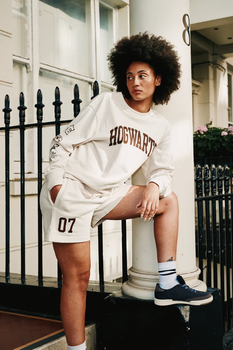 Reebok Explores the Wizarding World in New 'Harry Potter' Capsule gryffindor slytherin ravenclaw hufflepuff ron weasley daniel radcliffe hermione granger voldemort retail price drop release hagrid magic house