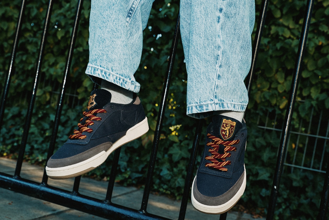 Reebok Explores the Wizarding World in New 'Harry Potter' Capsule gryffindor slytherin ravenclaw hufflepuff ron weasley daniel radcliffe hermione granger voldemort retail price drop release hagrid magic house