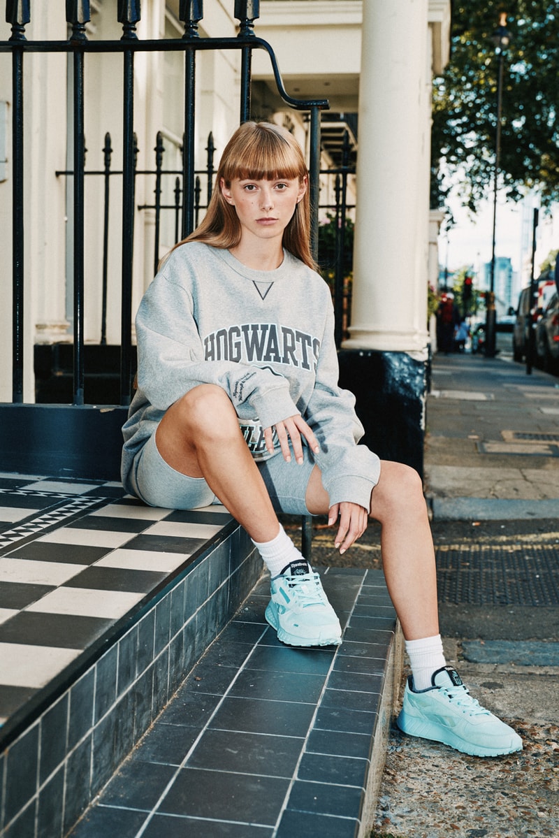 Reebok Explores the Wizarding World in New 'Harry Potter' Capsule gryffindor slytherin ravenclaw hufflepuff ron weasley daniel radcliffe hermione granger voldemort retail price drop release hagrid magic house