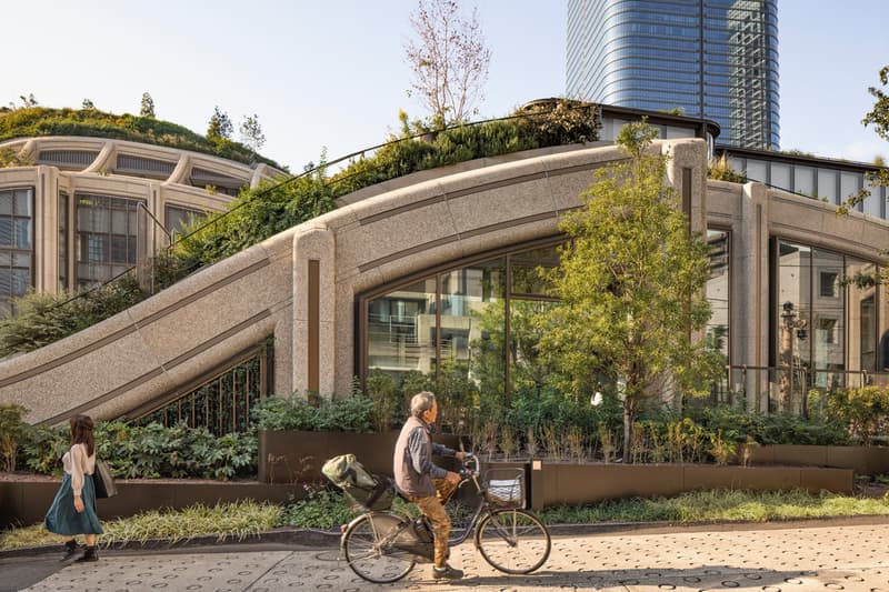 Heatherwick Studio Tokyo london architecture design firm project japan opening greenery public space opening