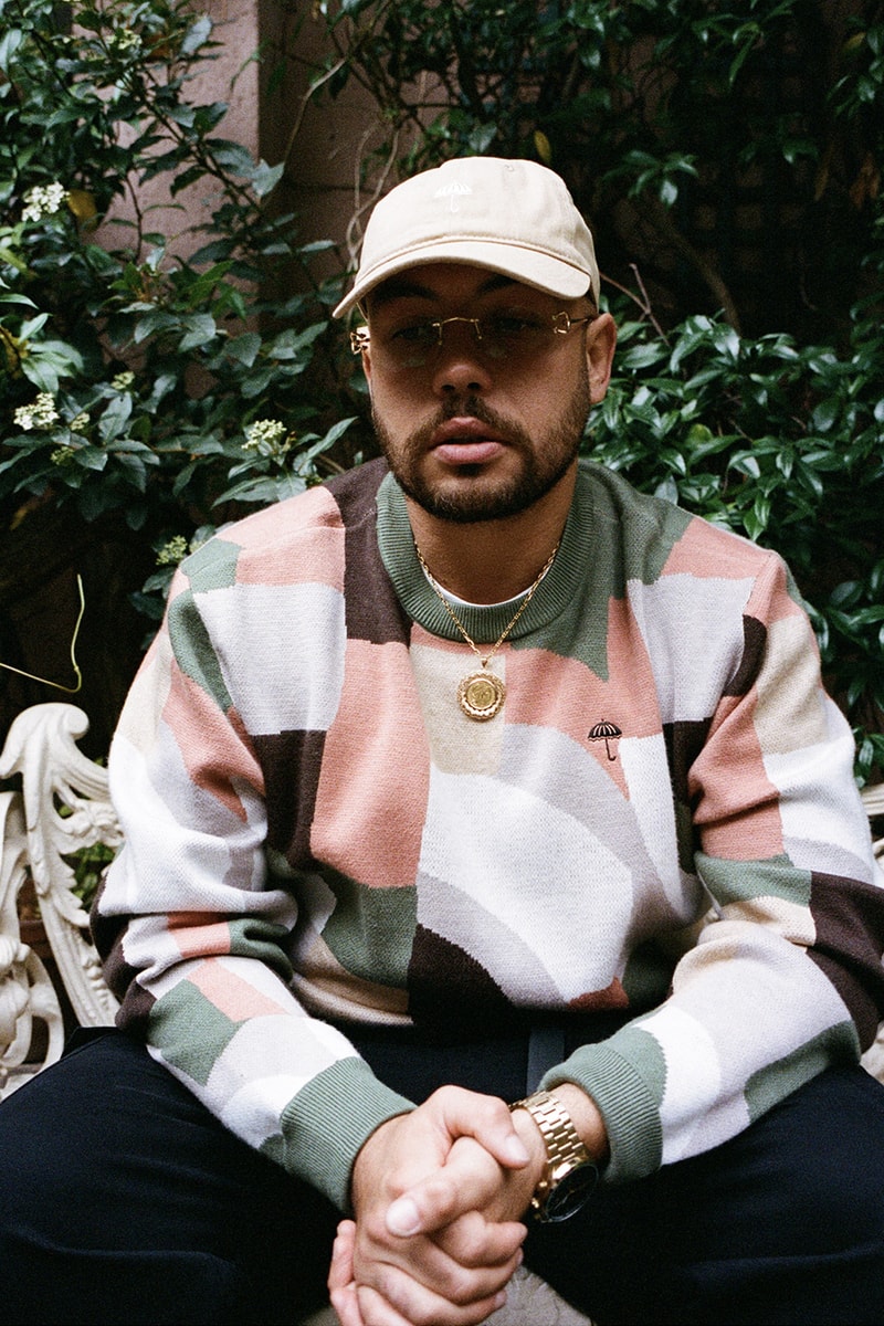 Hélas Takes You on a Holiday Cabin Getaway for Winter 2023 lookbook release info post-athleisure cabin vibes old world chateau surrounding forests balaclava earthy tones 