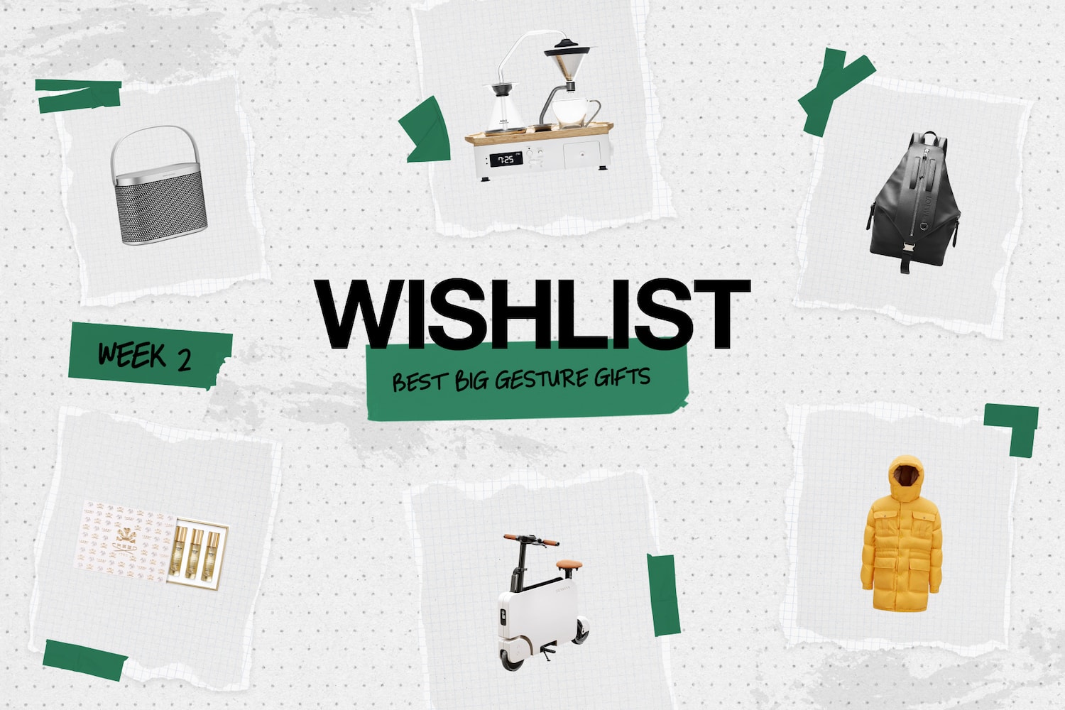 Shop Hypebeast's Big Gesture Gifts Wishlist 2023 Bang Olufsen Moncler Tech Fashion Loewe Creed Perfume Gifts For Men 