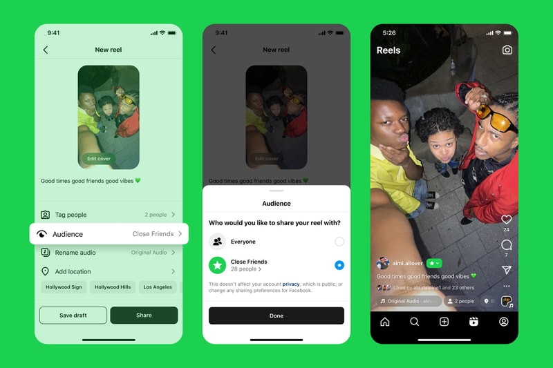Instagram Now Lets You Share Posts and Reels With Close Friends