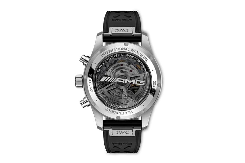 IWC Schaffhausen x Mercedes AMG x Mercedes AMG Petronas Formula One Team Pilot’s Watch Performance Chronograph Info