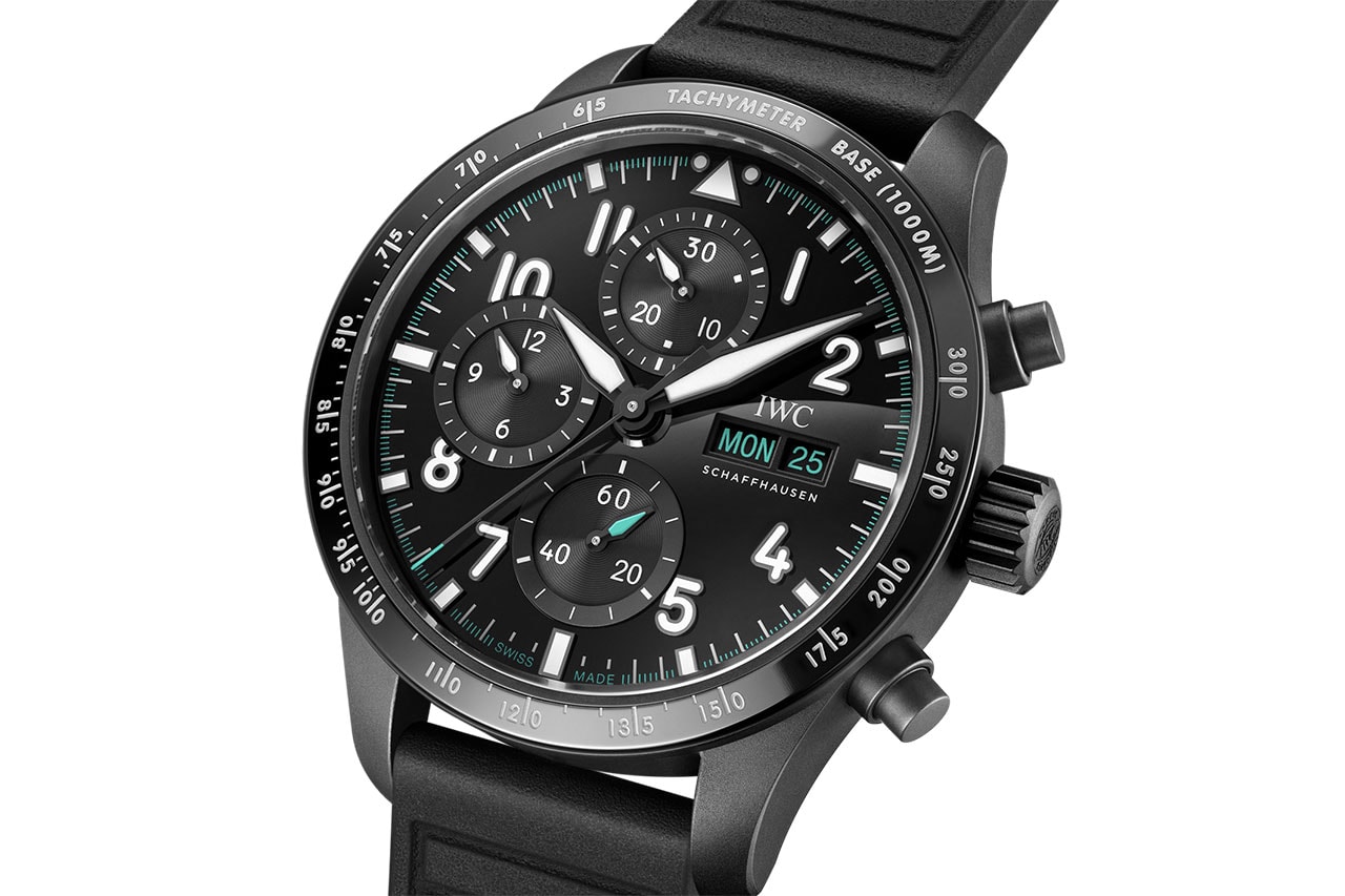 IWC Schaffhausen x Mercedes AMG x Mercedes AMG Petronas Formula One Team Pilot’s Watch Performance Chronograph Info