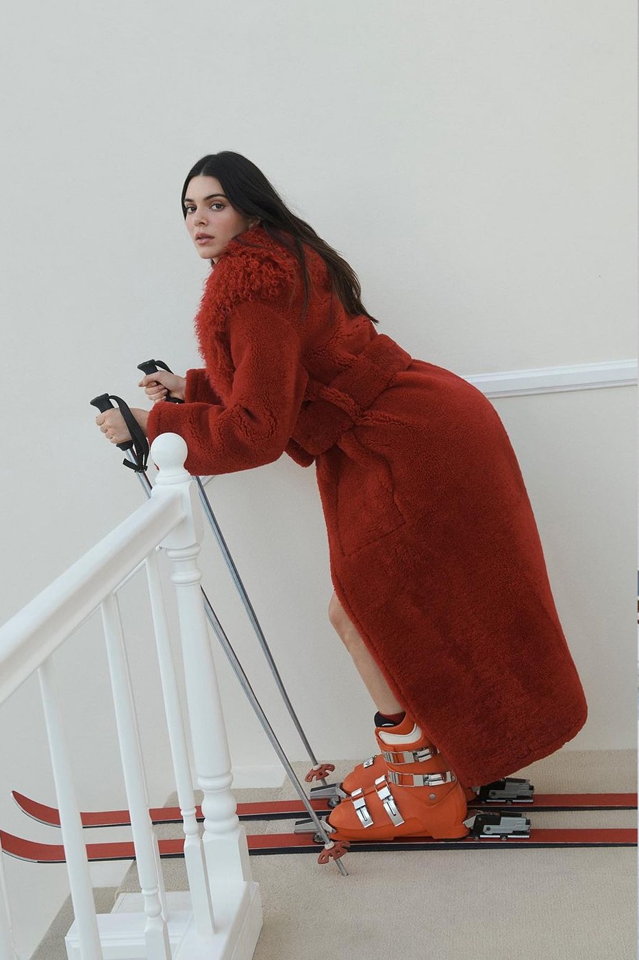 Kendall Jenner Fronts Jacquemus Holiday 2023 Collection Campaign "GUIRLANDE" gigi hadid kardashian simon porte chirstmas