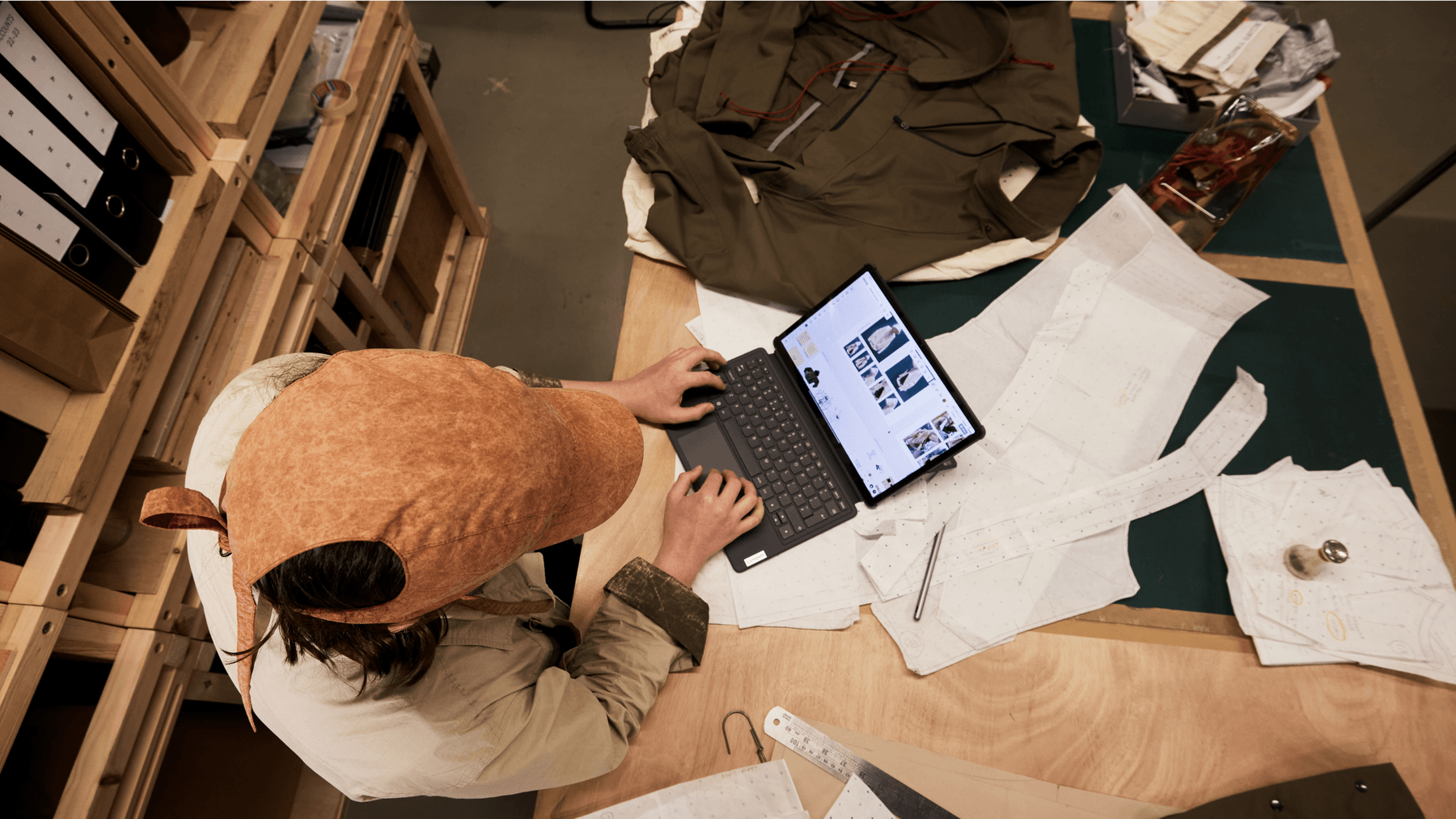 Lenovo Tab Wear Collection Gorpcore RANRA Kit Wan Studios Maium Technical Jackets Outerwear Luke Stevens Tablet