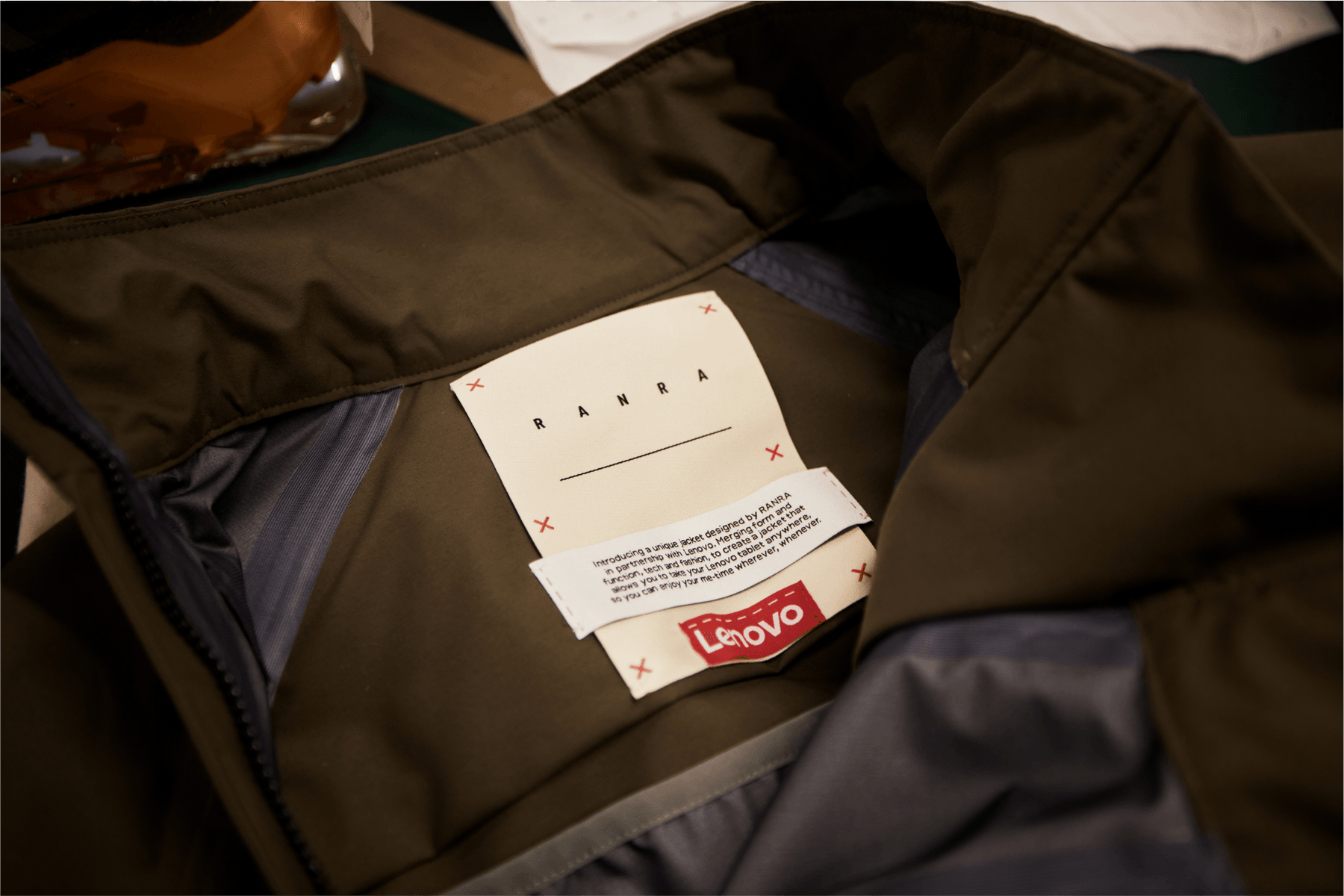 Lenovo Tab Wear Collection Gorpcore RANRA Kit Wan Studios Maium Technical Jackets Outerwear Luke Stevens Tablet