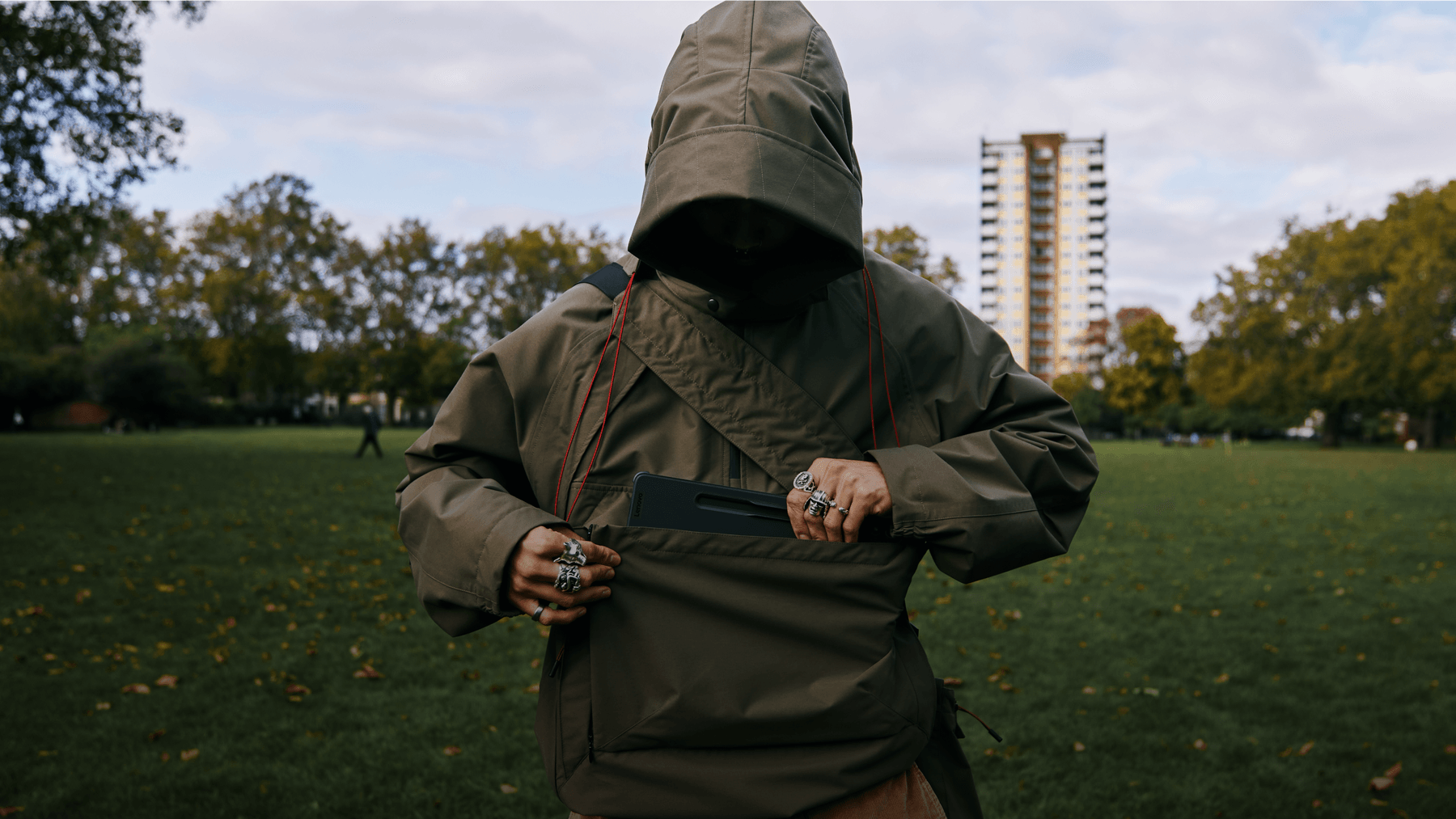 Lenovo Tab Wear Collection Gorpcore RANRA Kit Wan Studios Maium Technical Jackets Outerwear Luke Stevens Tablet