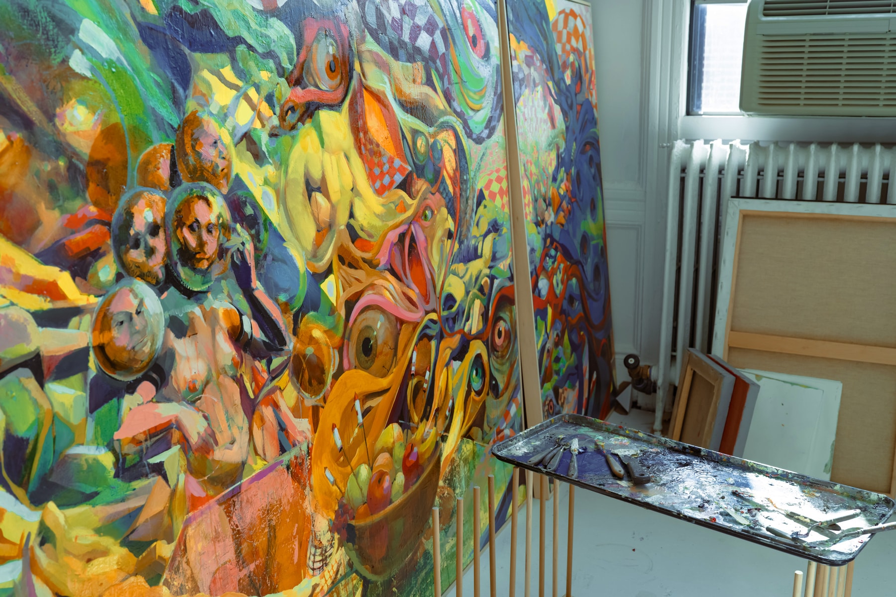 maceo eagle villazan gallery artworks exhibitions paintings