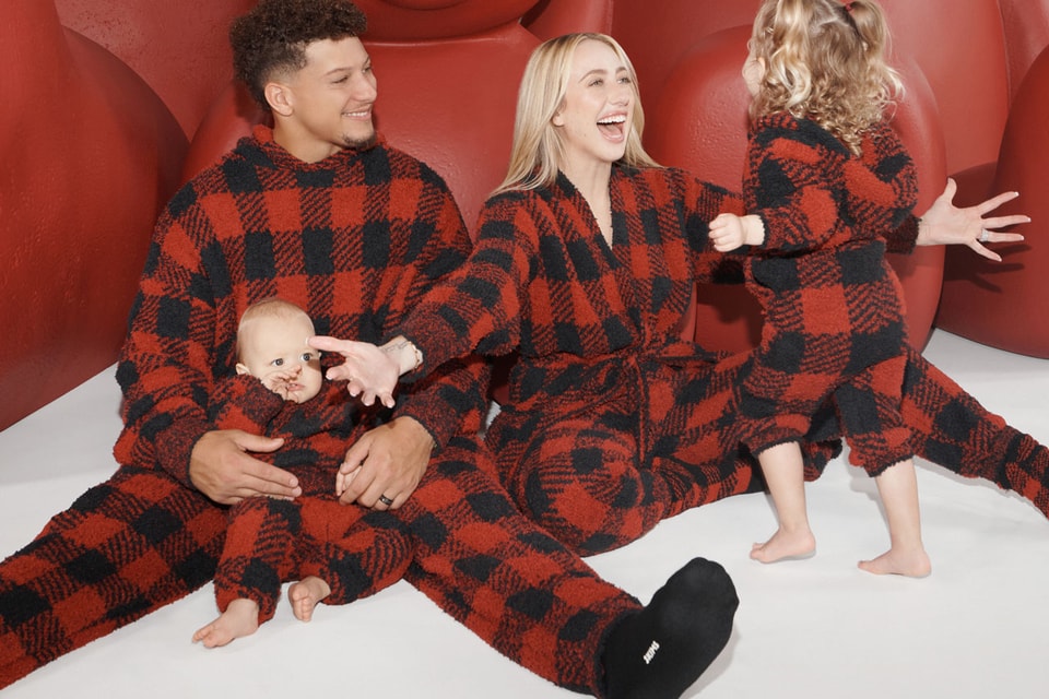 The Mahomes Family Stars in SKIMS' Holiday 2023 Campaign | Hypebeast