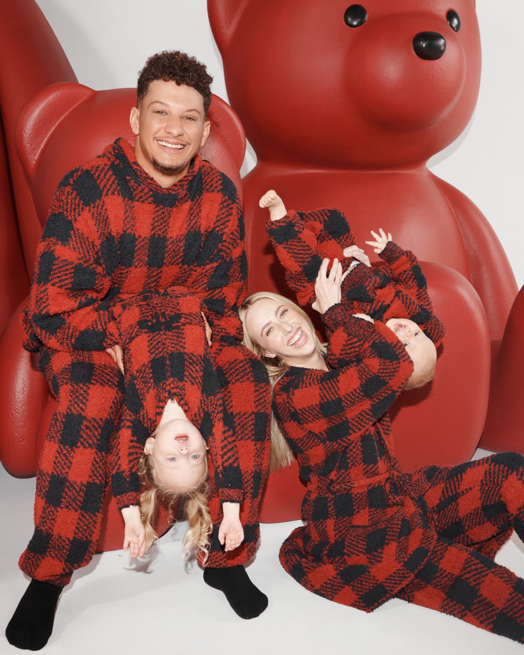 The Mahomes Family Stars in SKIMS' Holiday 2023 Campaign