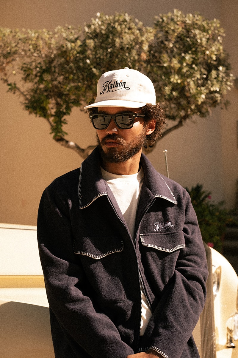 malbon golf fall winter 23 westward collection jacket hat hoodie polo crewneck shorts pants white black green navy