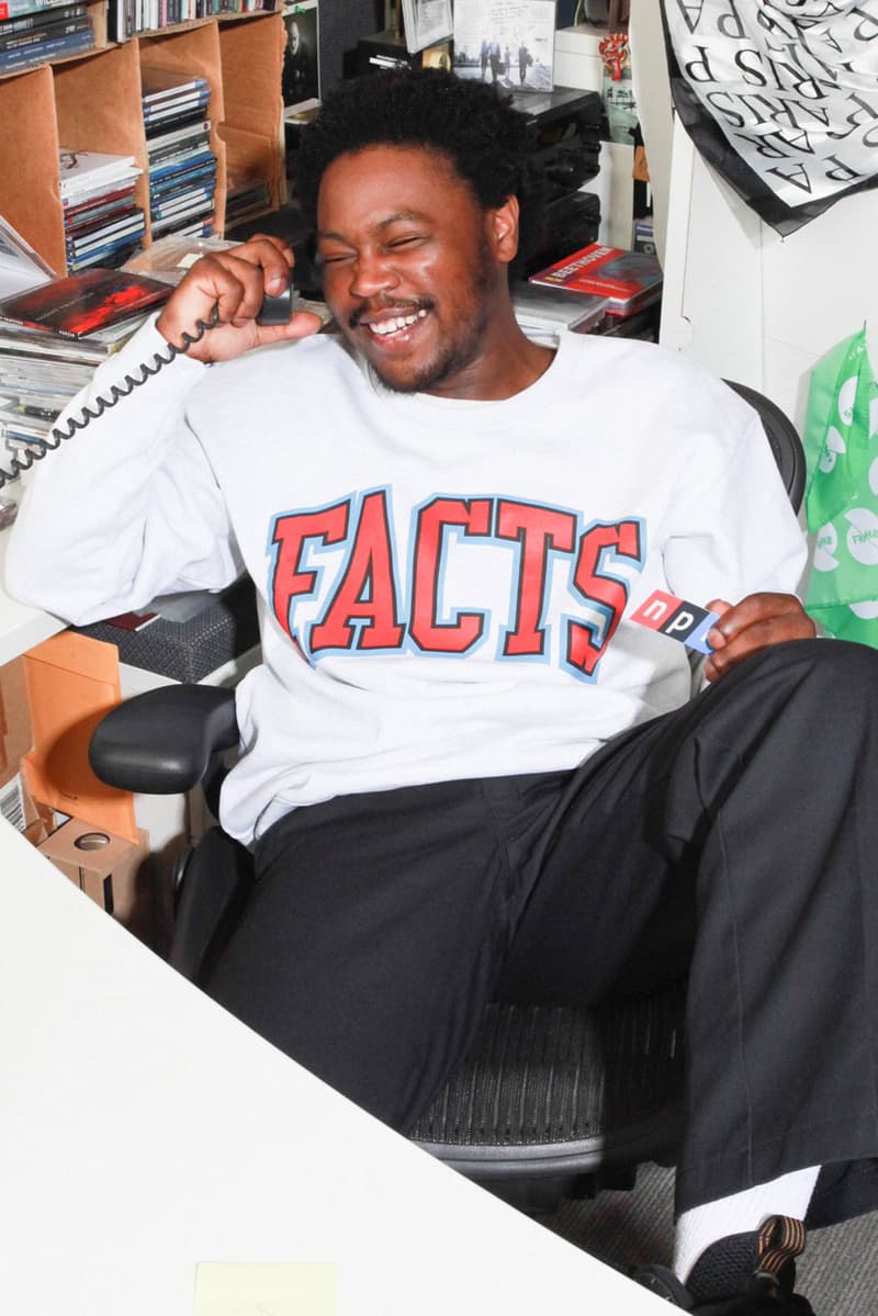 MARKET x NPR Are Serving Straight Facts in Their Collaborative Capsule tiny desk concert news chinatown market capsule collab purchase stage fact t shirt tee crewneck hoodie hat price release drop