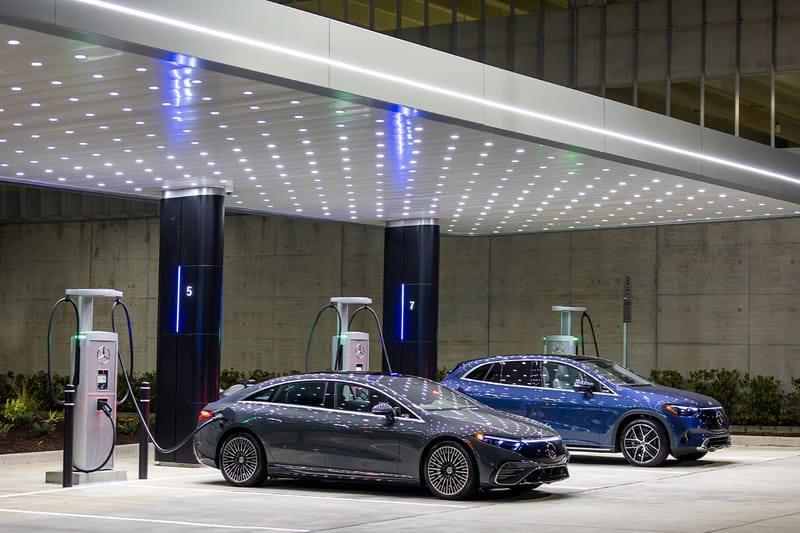 Mercedes-Benz Launches Its First EV Charging Hub in the U.S.