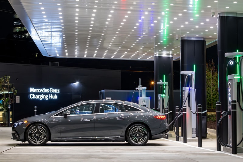 Mercedes Benz First EV Charging Hub US Info