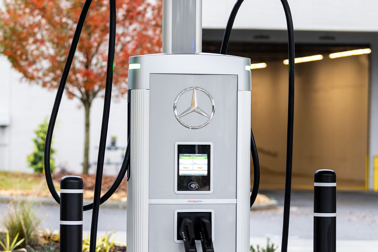 Mercedes Benz First EV Charging Hub US Info