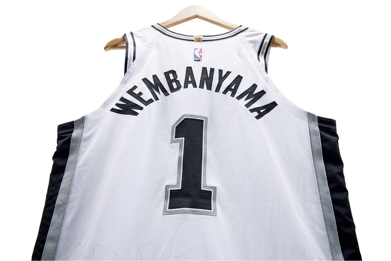 Victor Wembanyama shows San Antonio Spurs uniform number