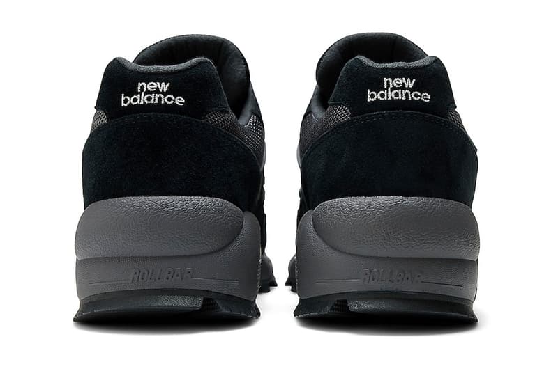 New Balance 580 GORE-TEX Arrives in a Sleek "Black Magnet" Iteration MT580RGR release info all black 2023 suede mesh sneakers