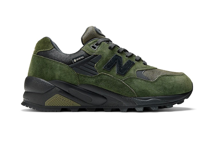 Official Look at the New Balance 580 GORE-TEX "Kombu Green"
