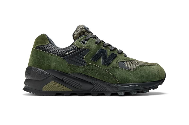 Official Look at New Balance 580 GORE-TEX "Kombu Green" MT580RBL black green army olive hiking ready trek winter ready shoes