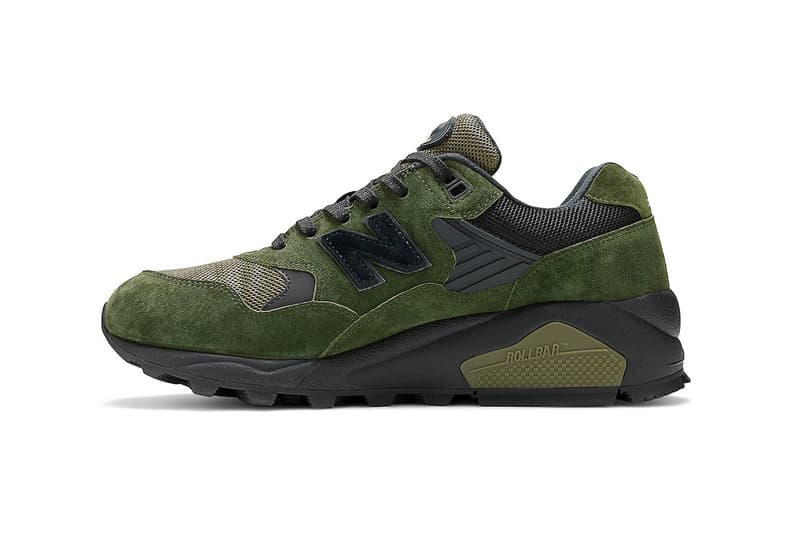 Official Look at New Balance 580 GORE-TEX "Kombu Green" MT580RBL black green army olive hiking ready trek winter ready shoes