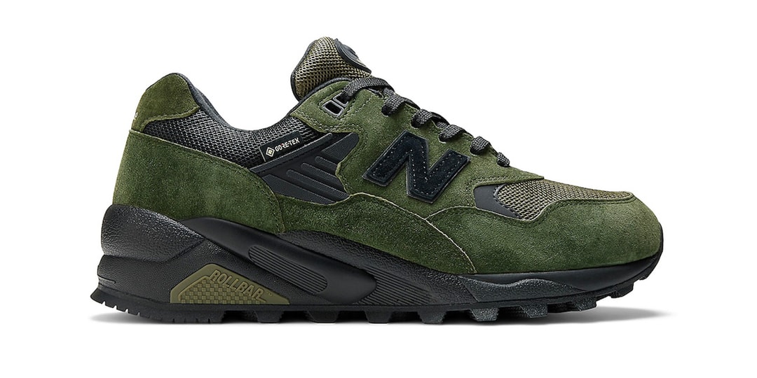 Official Look at New Balance 580 GORE-TEX "Kombu Green"