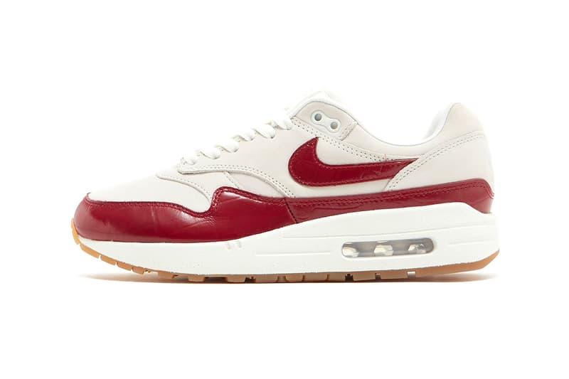 Nike Air Max 1 LX "Team Red" Lands in 2024 FJ3169-100 Sail/Team Red-Sail-Gum Light Brown release info spring 2024 swoosh