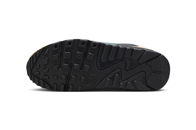 Nike Air Max 90 Surfaces in "Multi-Color Corduroy" FB8455-001 Black/Bronzine-Red Stardust-Cedar swoosh sneakers shoe