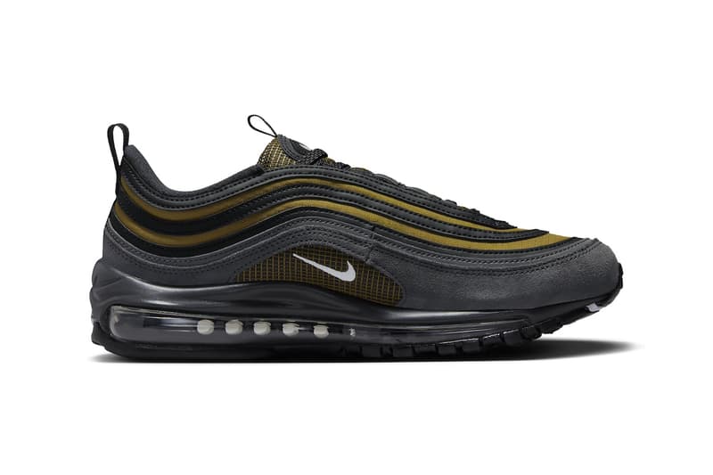 Nike Air Max 97 "Golden Beige" FB9619-200 Release Info Golden Beige/Anthracite-White december 2023 suede mesh leather sports shoes sneakers classic 