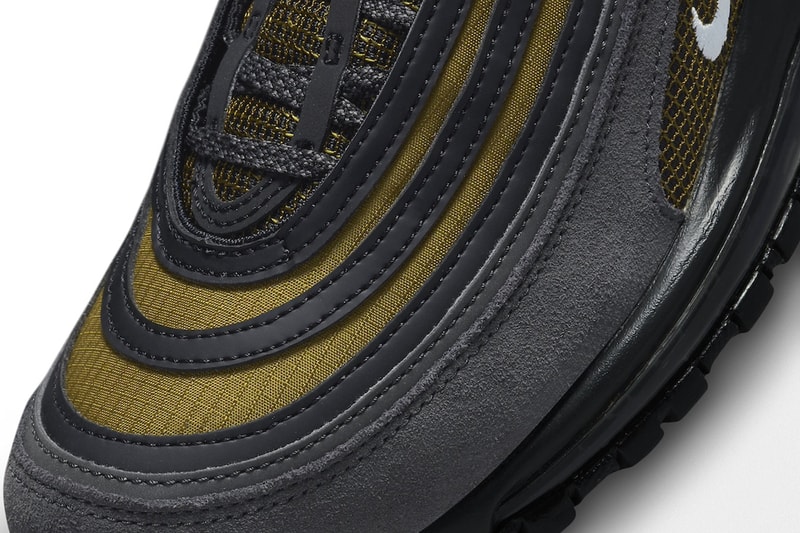 Nike Air Max 97 "Golden Beige" FB9619-200 Release Info Golden Beige/Anthracite-White december 2023 suede mesh leather sports shoes sneakers classic 