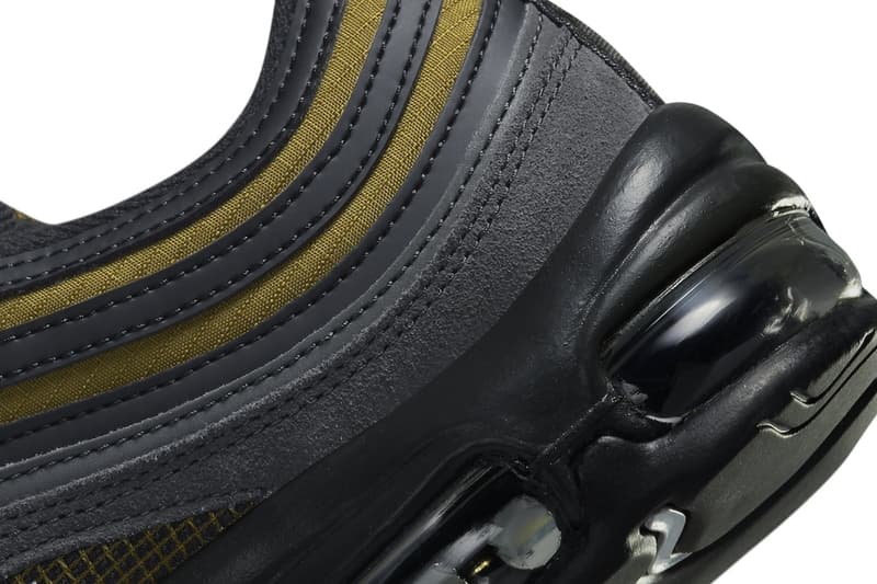 Nike Air Max 97 "Golden Beige" FB9619-200 Release Info Golden Beige/Anthracite-White december 2023 suede mesh leather sports shoes sneakers classic 