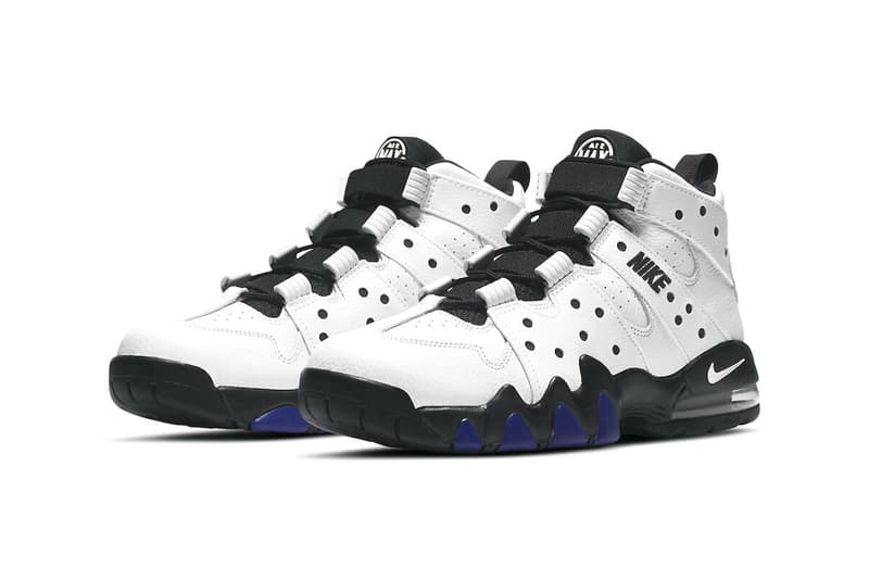 First Look at the Nike Air Max CB 94 "White/Varsity Purple" DD8557-100 charles barkley basketball shoe nba 1994 2024