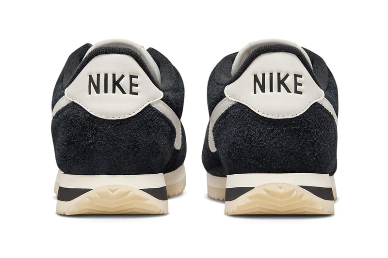 nike cortez suede black gold