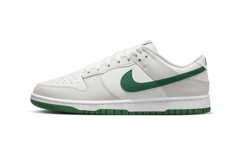 Nike Dunk Low Arrives in "Malachite" DV0831-107 Summit White/Malachite-Platinum Tint-White swoosh lowtop 