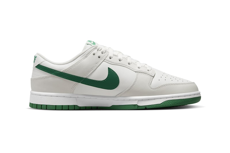 Nike Dunk Low Arrives in "Malachite" DV0831-107 Summit White/Malachite-Platinum Tint-White swoosh lowtop 