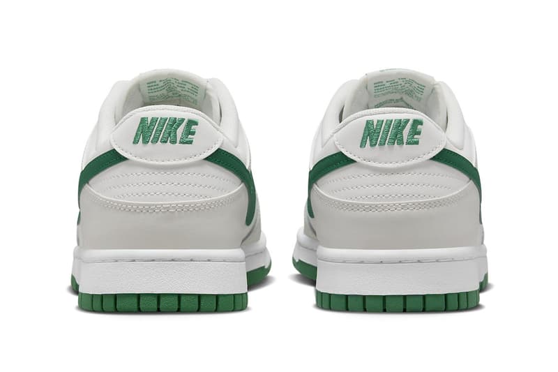 Nike Dunk Low Arrives in "Malachite" DV0831-107 Summit White/Malachite-Platinum Tint-White swoosh lowtop 