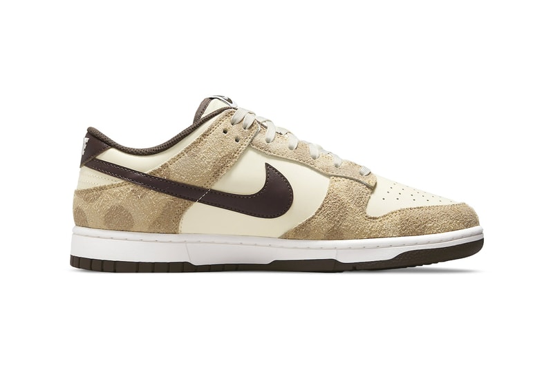 Nike Dunk Low Premium "Giraffe" Is Set To Return Swoosh Beach/Canvas-Sail-Baroque Brown low top 