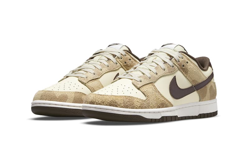 Nike Dunk Low Premium "Giraffe" Is Set To Return Swoosh Beach/Canvas-Sail-Baroque Brown low top 