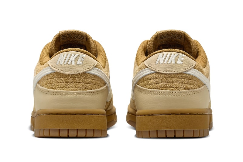 Official Look at the Nike Dunk Low "Waffle" Wheat/Coconut Milk-Sesame-Black-Total Orange FZ4041-744 swoosh low top classic sneakers