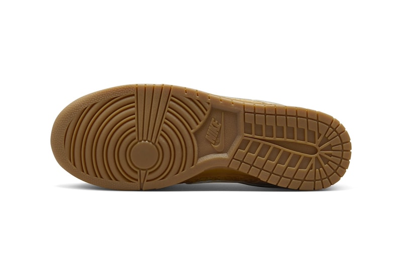 Official Look at the Nike Dunk Low "Waffle" Wheat/Coconut Milk-Sesame-Black-Total Orange FZ4041-744 swoosh low top classic sneakers