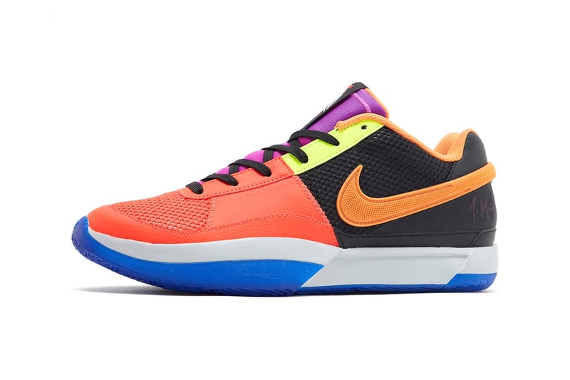Nike Ja 1 "All-Star" Has an Official Release Date FJ4241-001 Black/Wolf Grey-Racer Blue-Bright Crimson-Bright Mandarin-Volt february 2024 ja morant nba basketball memphis grizzlies