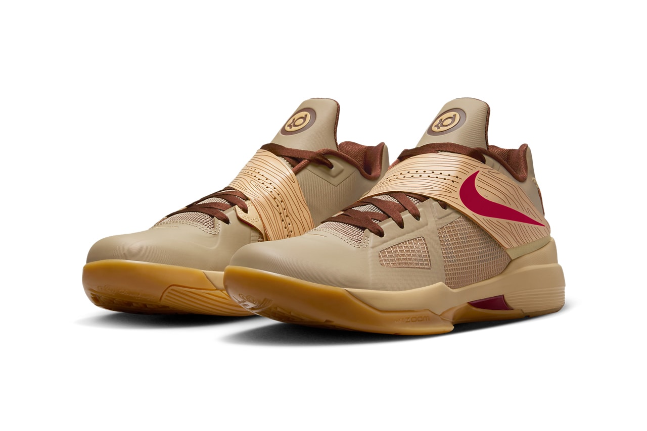 Nike KD 4 Year of the Dragon 2 0 spring 2024 khaki noble red sesame cacao wow gum yellow 130 usd release date info price