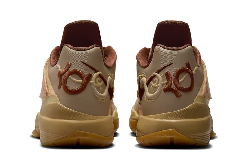 Nike KD 4 Year of the Dragon 2 0 spring 2024 khaki noble red sesame cacao wow gum yellow 130 usd release date info price