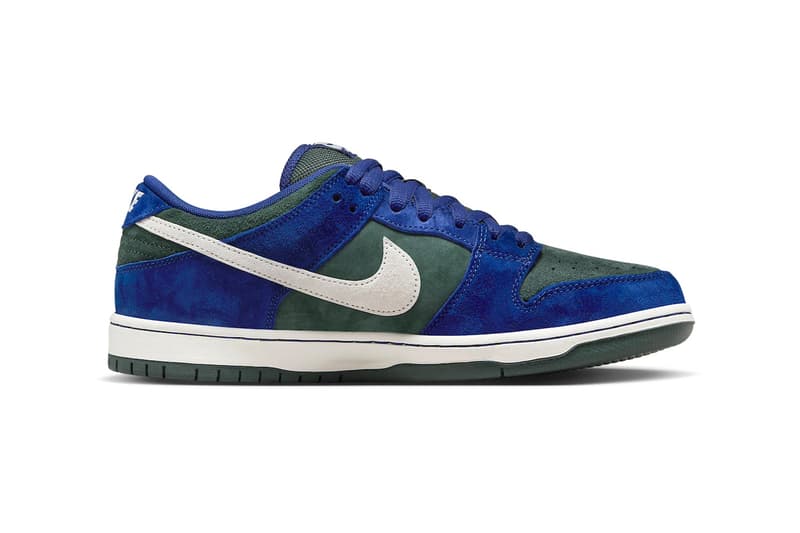 Nike SB Dunk Low Surfaces in "Deep Royal Blue" HF3704-400 Deep Royal Blue/Sail-Vintage Green low top sneakers nike swoosh suede luxe premium