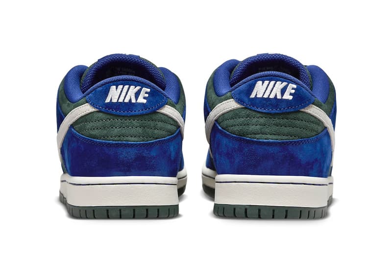 Nike SB Dunk Low Surfaces in "Deep Royal Blue" HF3704-400 Deep Royal Blue/Sail-Vintage Green low top sneakers nike swoosh suede luxe premium