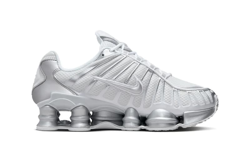 Nike Shox TL Arrives in a Monochromatic Silver Palette