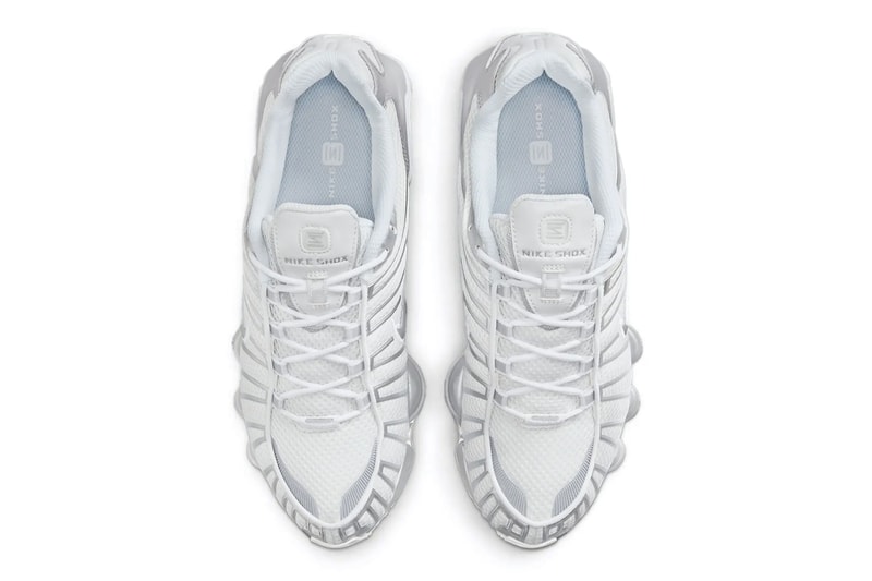 Nike Shox TL Arrives in a Monochromatic Silver Palette