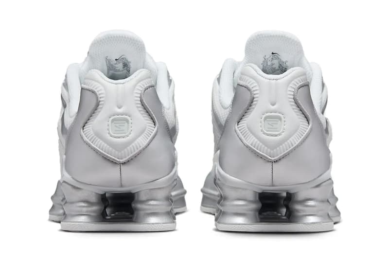 Nike Shox TL Arrives in a Monochromatic Silver Palette