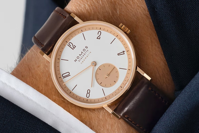 NOMOS Tangente Rose Gold Neomatik 175 Years Watchmaking Glashütte Anniversary Limited-Edition Info